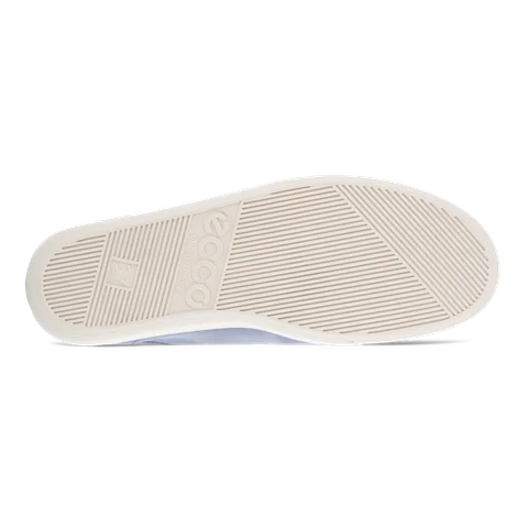 Damskie nubukowe sneakersy ECCO® Soft 2.0 - Niebieski - Sole