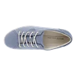 Damskie nubukowe sneakersy ECCO® Soft 2.0 - Niebieski - Top