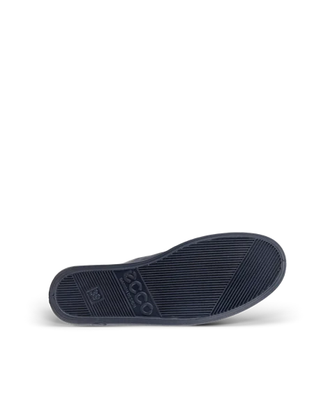 ECCO® Soft 2.0 højskaftede sneaker i læder til damer - Blå - S