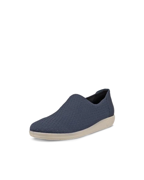 ECCO® Soft 2.0 ženske cipele od tekstila bez vezica - Plava - M