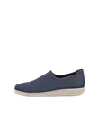 ECCO® Soft 2.0 tekstiliniai įsispiriami batai moterims - Mėlynas - O