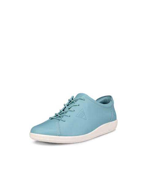 ECCO® Soft 2.0 Damen Ledersneaker - Blau - M