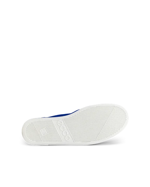 Women's ECCO® Soft 2.0 Leather Walking Shoe - Blue - S