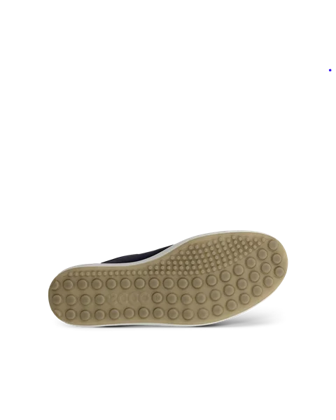 Damskie skórzane sneakersy ECCO® Soft 7 - Niebieski - S
