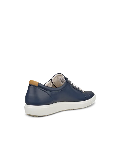 ECCO® Soft 7 Damen Ledersneaker - Blau - B
