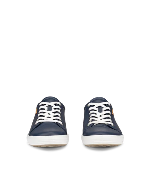 ECCO® Soft 7 Damen Ledersneaker - Blau - Front_Pair