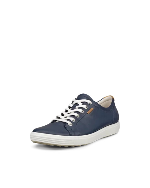 ECCO® Soft 7 Damen Ledersneaker - Blau - M