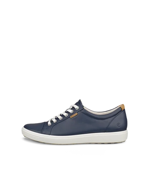 ECCO® Soft 7 Damen Ledersneaker - Blau - O
