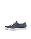 ECCO® Soft 7 Damen Ledersneaker - Blau - O