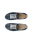 ECCO® Soft 7 Damen Ledersneaker - Blau - Top_Left_Pair