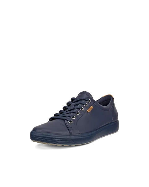 ECCO® Soft 7 Damen Ledersneaker - Blau - M