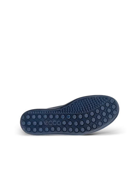 Damskie skórzane sneakersy Gore-Tex ECCO® Soft 7 - Niebieski - S