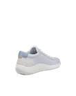 ECCO® Soft Zero Dames leren sneaker - Blauw - B