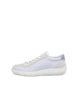ECCO® Soft Zero Dames leren sneaker - Blauw - O