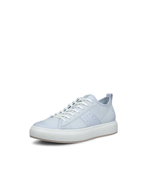 Women's ECCO® Street Ace Nubuck Trainer - Blue - M