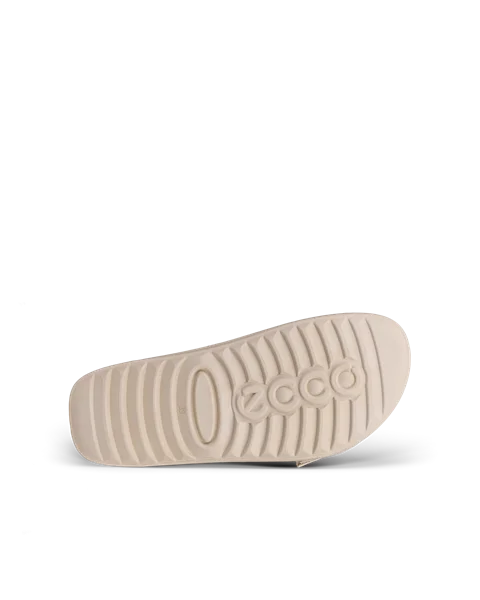 Damskie skórzane sandały ECCO® Cozmo PF - Beżowy - S