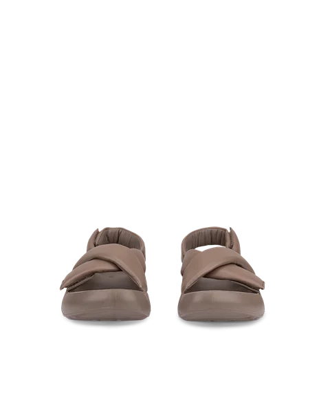 ECCO® Cozmo PF Dames leren sandaal - Bruin - Front_Pair
