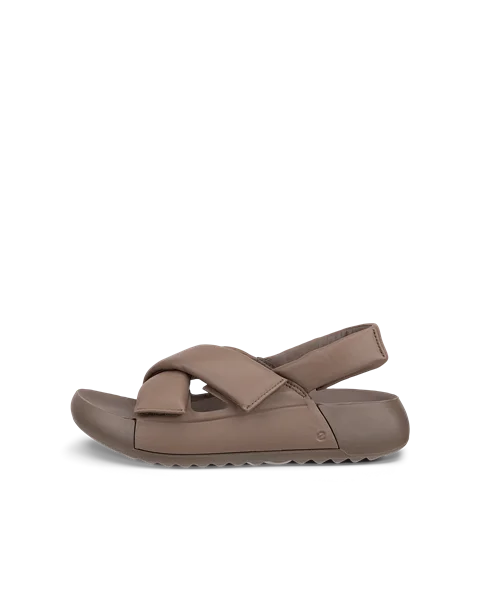 ECCO® Cozmo PF Dames leren sandaal - Bruin - O