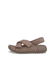 ECCO® Cozmo PF Dames leren sandaal - Bruin - O