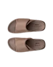 Dámské kožené sandály ECCO® Cozmo PF - Hnědá  - Top_Left_Pair