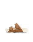 ECCO® Cozmo Sandal nubuko basutės su dviem dirželiais moterims - Rudas - O