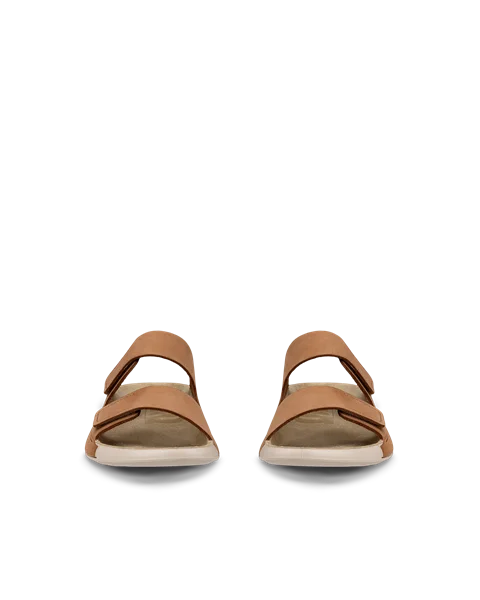 ECCO® Cozmo Damen Nubuksandale mit zwei Riemen - Braun - Front_Pair