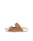 Dámske nubukové sandále 2 remienky ECCO® Cozmo - Hnedá - O