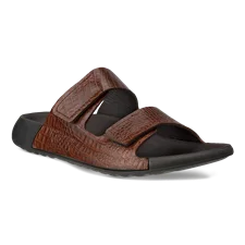 Dámske kožené sandále 2 remienky ECCO® Cozmo - Hnedá - Main