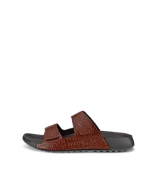 ECCO® Cozmo sandaler i læder med to remme til damer - Brun - O