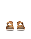 Naisten ECCO® Cozmo nupukkisandaali kahdella remmillä - Ruskea - Front_Pair