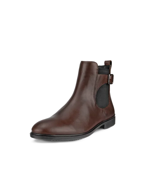 Botas Chelsea couro mulher ECCO® Dress Classic 15 - Castanho - M