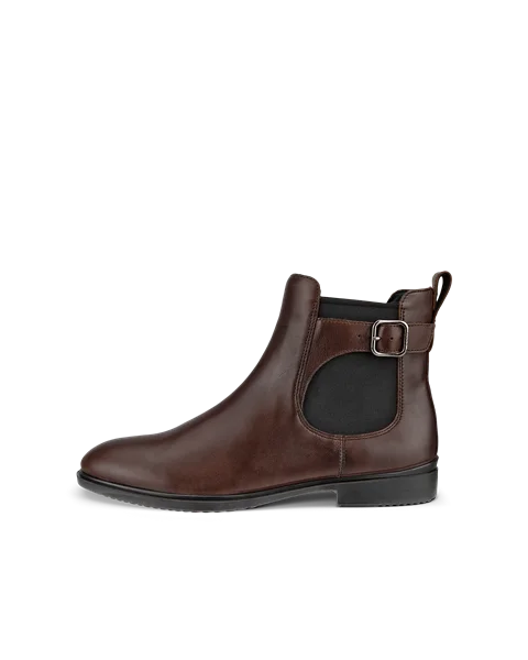 Women's ECCO® Dress Classic 15 Leather Chelsea Boot - Brown - O