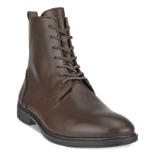 Women's ECCO® Dress Classic 15 Leather Lace-Up Boot - Brown - Main