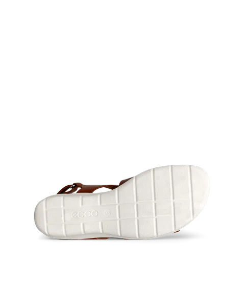 Damskie nubukowe sandały na koturnie ECCO® Felicia - Brązowy - S