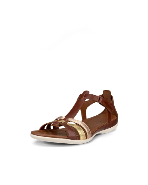 ECCO® Flash dame sandaler t stropp skinn - brun - M