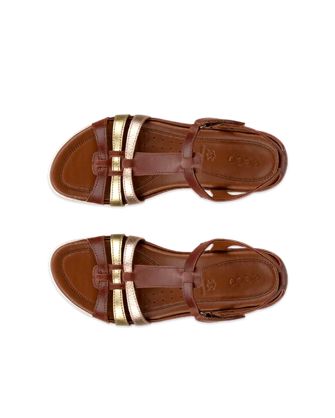 ECCO® Flash Flip-flops skinn dam - Brun - Top_Left_Pair