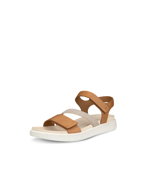 Naisten ECCO® Flowt matalapohjainen sandaali nupukkia - Ruskea - M