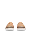 ECCO® Flowt sandale en nubuck pour femme - Marron - Front_Pair