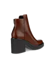 ECCO® Fluted Heel ankelstøvle i læder til damer - Brun - B