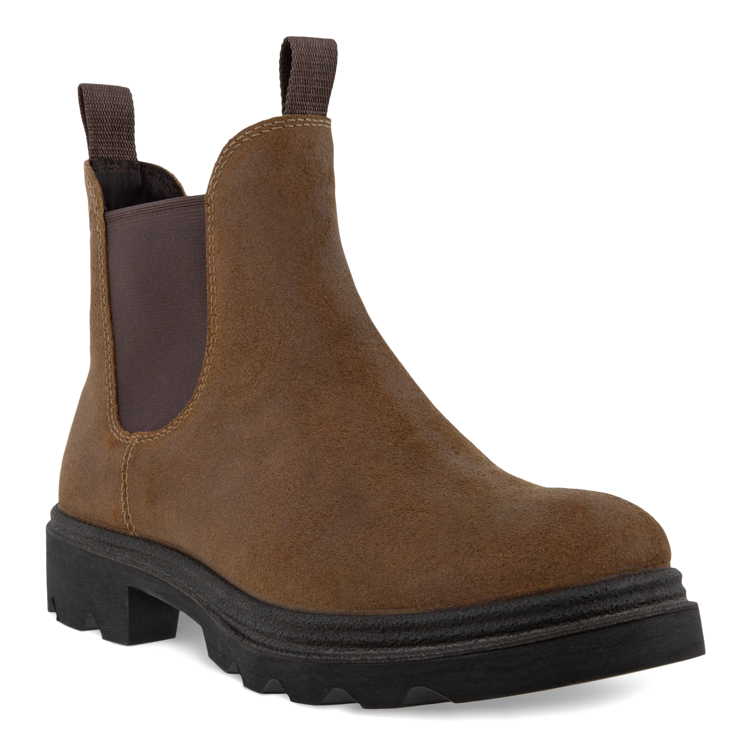 ECCO Grainer W – Dames suède Chelsea boot – Bruin – Size: 36 (UK 3.5-4)