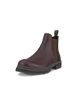 Women's ECCO® Grainer Leather Chelsea Boot - Brown - M