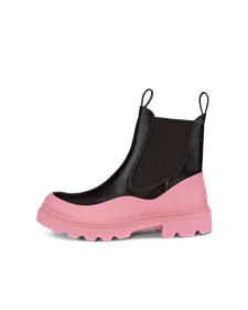 Women's ECCO® Grainer Leather Chelsea Boot - Brown - O