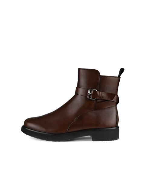 Women's ECCO® Metropole Amsterdam Leather Waterproof Boot - Brown - O