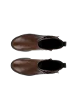 Women's ECCO® Metropole Amsterdam Leather Waterproof Boot - Brown - Top_Left_Pair