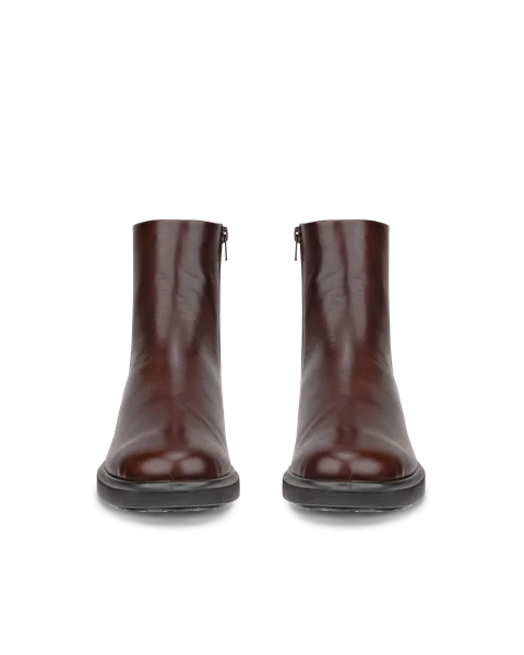 ECCO® Metropole Amsterdam Ankelkänga i skinn dam - Brun - Front_Pair