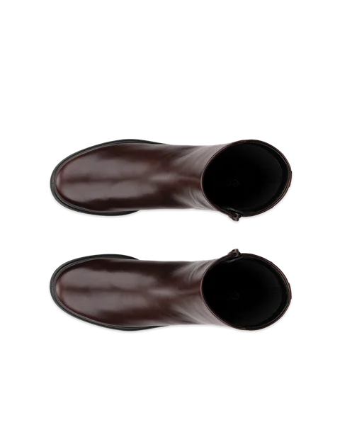 ECCO® Metropole Amsterdam Ankelkänga i skinn dam - Brun - Top_Left_Pair