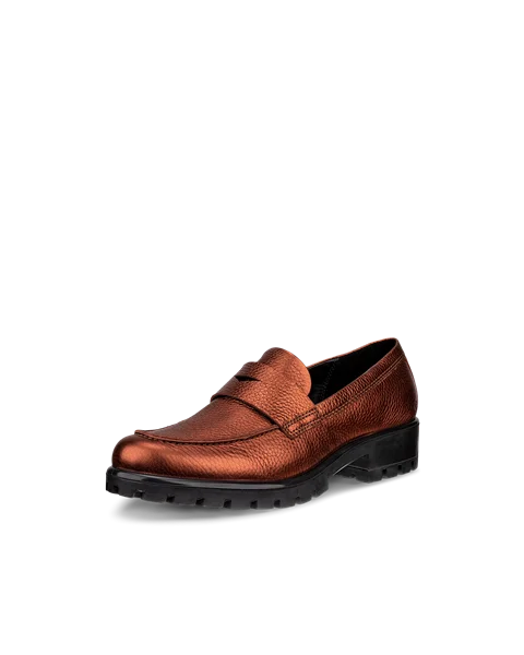 ECCO® Modtray dame loafer skinn - brun - M