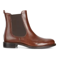 Women's ECCO® Sartorelle 25 Leather Chelsea Boot - Brown - Outside