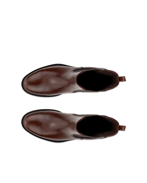 ECCO® Sartorelle 25 Chelsea støvler i læder til damer - Brun - Top_Left_Pair