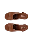 Women's ECCO® Sculpted Alba 65 Leather Heeled Sandal - Brown - Top_Left_Pair